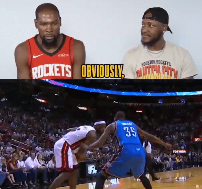 杜兰特直言热火时期詹姆斯最难缠 两人常规赛总